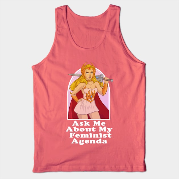 Feminist She-Ra Tank Top by jpowersart